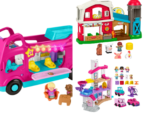 Our Favorite Little People Toddler Playsets: Imaginative, Safe & Hands-On Fun cover photo collage