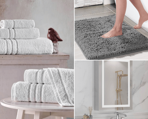 Bathroom must-haves cover photo collage