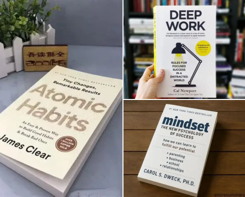 Best Books About Habits & Personal Growth cover photo collage