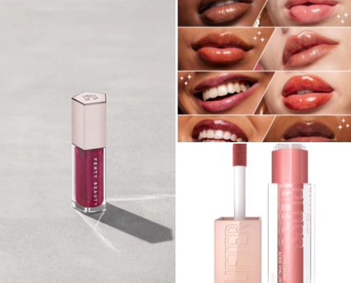 My Top 7 Lip Glosses for Juicy, Glassy Lips (No Stickiness!)” cover photo collage