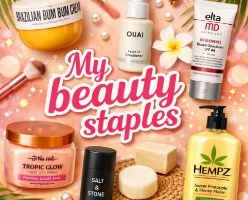 Beauty Staples I Keep Rebuying (Worth Every Penny) cover photo collage