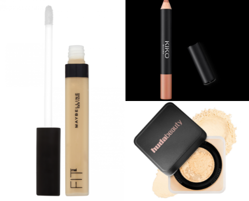 Affordable Make-Up products cover photo collage