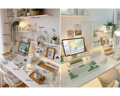 Minimalist Desk Setup Essentials cover photo collage