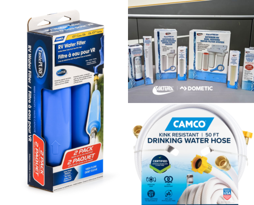 RV Water Filters That Actually Made Campground Water Drinkable for My Family cover photo collage