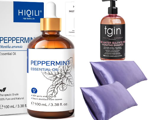 What You'll Find in My HairCare Bag cover photo collage