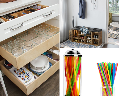 Home organization favorites cover photo collage