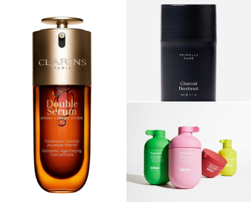 I didn't wake up like this, this lineup helps me keep a youthful glow and shiny hair. cover photo collage