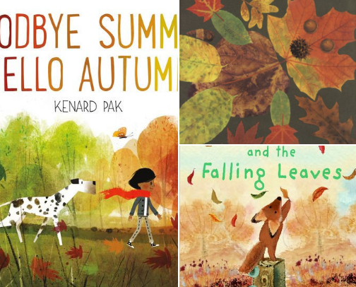 Books for Fall for Primary Students cover photo collage