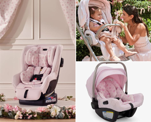 pink baby girl essentials cover photo collage