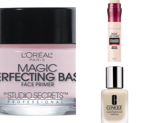 Make Up And Skincare Products cover photo collage