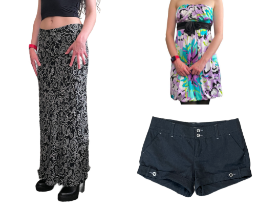 vintage & modern fashion finds cover photo collage