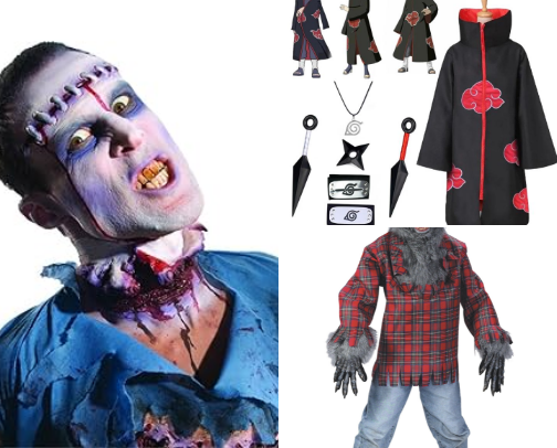 Cool & Easy Halloween Costumes for Men — Anime, Pop Culture & Classic 2025 Ideas cover photo collage