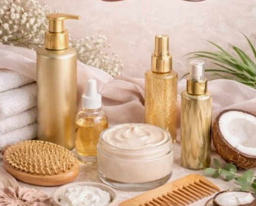 Hair Products cover photo collage