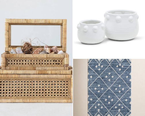 Home Decor that is affordable and chic with coastal farmhouse vibes! cover photo collage