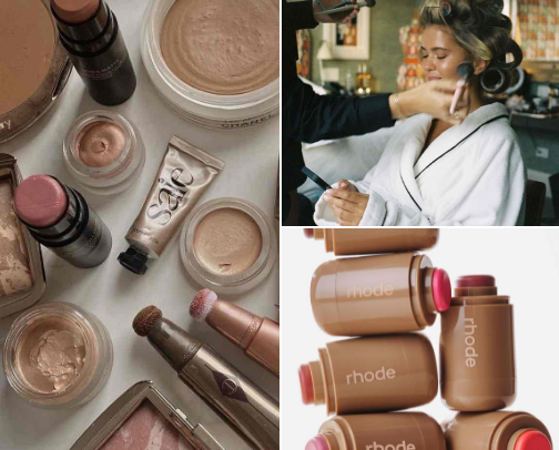 for perfect makeup 🎀 cover photo collage