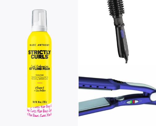 Hair care cover photo collage