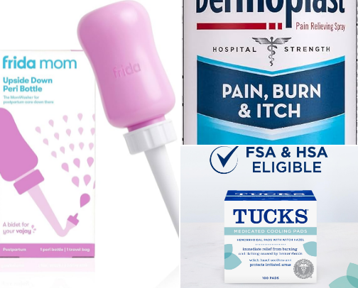 The Real Postpartum Recovery Kit: Essentials No One Tells You About cover photo collage
