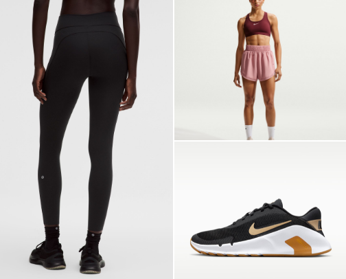 Active wear cover photo collage