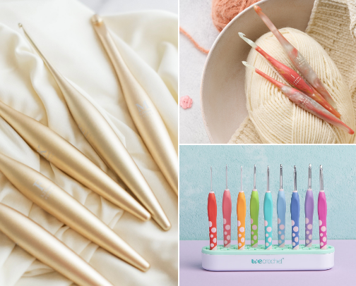The Ultimate Gift Guide for Knitters, Crocheters & Fibre Artists cover photo collage