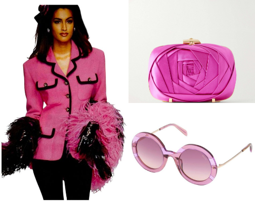 Subversive Coquette Aesthetic: Archive Chanel Tweed & Vintage Pink Outfits cover photo collage
