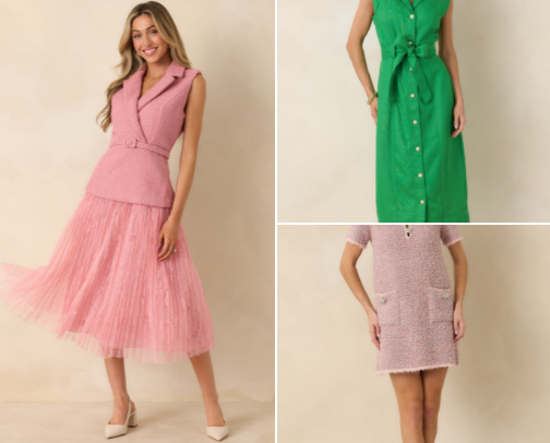 Adorable outfits for any business woman! cover photo collage