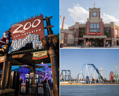 Kid Friendly Attractions in Ohio cover photo collage