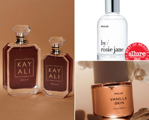 Vanilla Obsession Perfumes cover photo collage