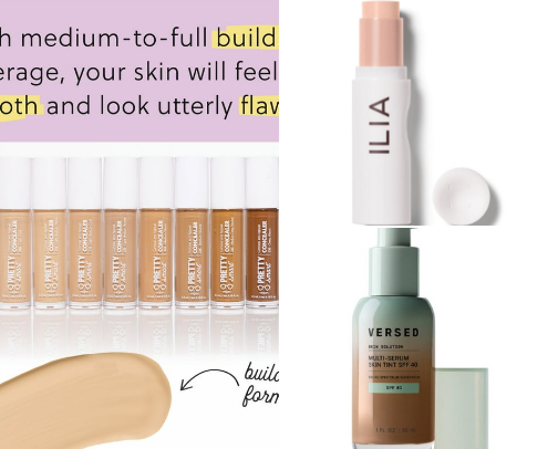 Holy grail non toxic makeup products cover photo collage