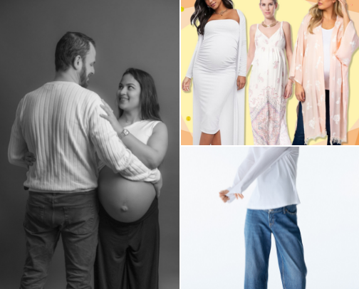 Things I used as a first time mom cover photo collage