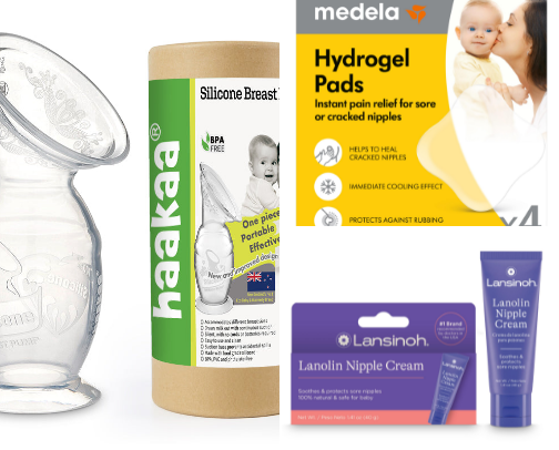 New Mom Feeding Essentials cover photo collage