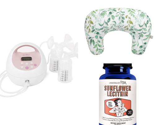 Breastfeeding + Pumping Essentials From a Mom Who’s Been Doing It for 3 Years Straight 🍼🤱🏻 cover photo collage
