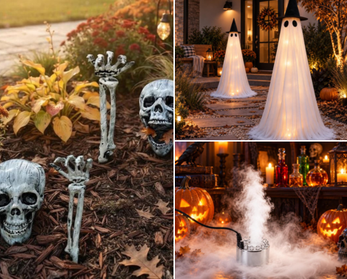 How I Made My Yard Look Haunted Even in Broad Daylight cover photo collage