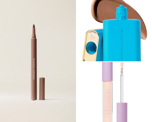 my favs for my natural 'no makeup' makeup routine cover photo collage
