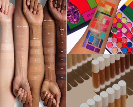 Make up must haves cover photo collage