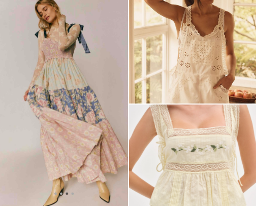 Outfit Inspiration for Wildflower Walks, Picnics + Sunshine Days cover photo collage