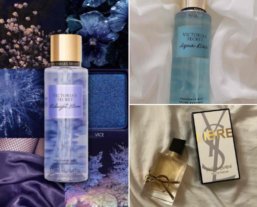 Body mists and perfumes🩷 cover photo collage