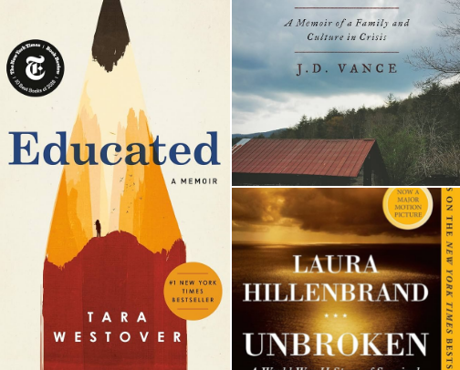 Biographies and Memoirs cover photo collage