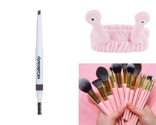 N. Minaj makeup look cover photo collage