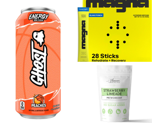 Work Out - energy and recovery staples cover photo collage