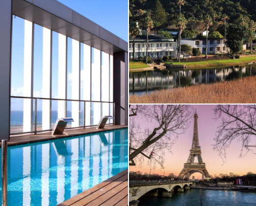 Tips of Luxurious hotels to stay in , places to go and activities to do while traveling cover photo collage