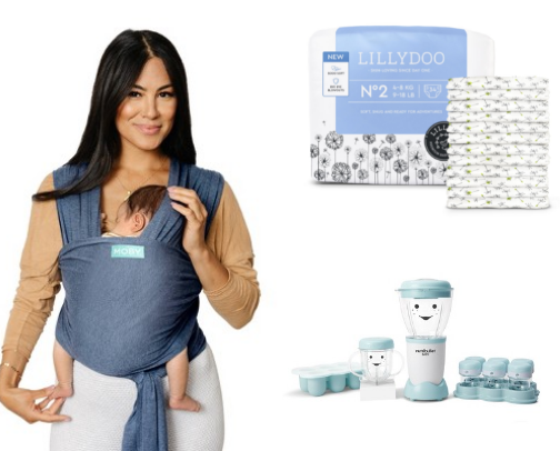 Minimal Baby Products That Actually Help cover photo collage