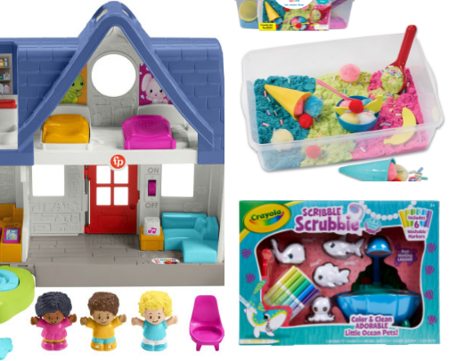 Toys that actually keep your toddlers entertained! cover photo collage