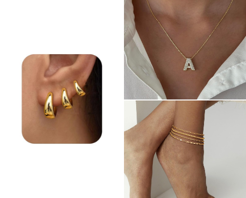 My favorite Amazon jewelry staples💍 cover photo collage