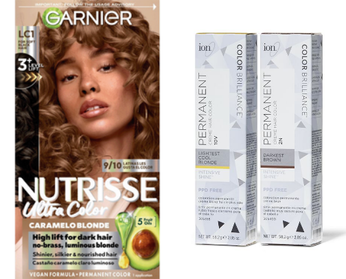 Hair dye cover photo collage