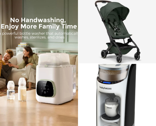 Baby essentials cover photo collage