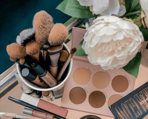 Make up💄 cover photo collage