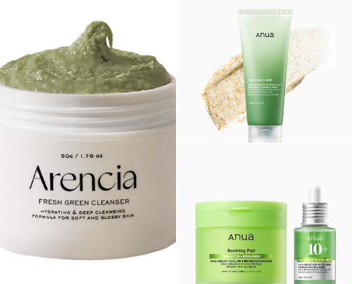 Best skincare for glass skin cover photo collage