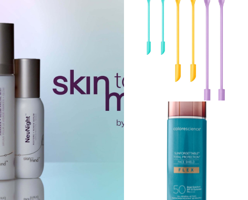 Skincare faves for midlife mamas 🩷 cover photo collage