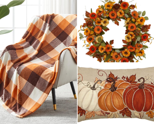 Affordable Fall Home Decor Finds Must Have cover photo collage