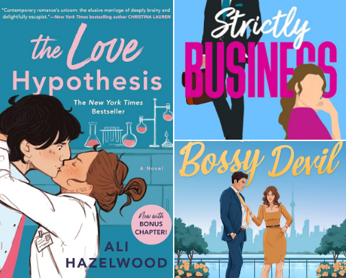 The Summer I Started Reading Romance (my recs) cover photo collage